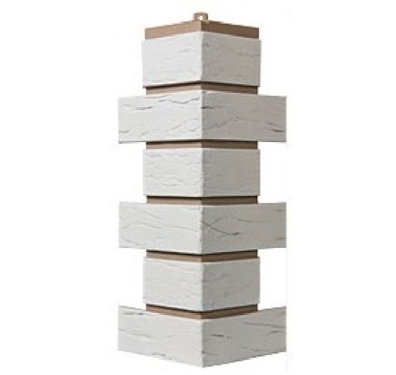 Угол T-Сайдинг-Кирпич Саман Белый купить в Гагарине