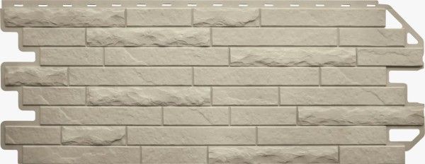 Фасадная панель Цокольный сайдинг Альта-профиль Кирпич-Антик ЭКО Кремовый купить в Гагарине