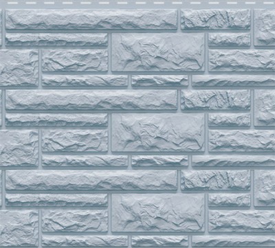 Фасадные панели «Доломит», Серо-голубой