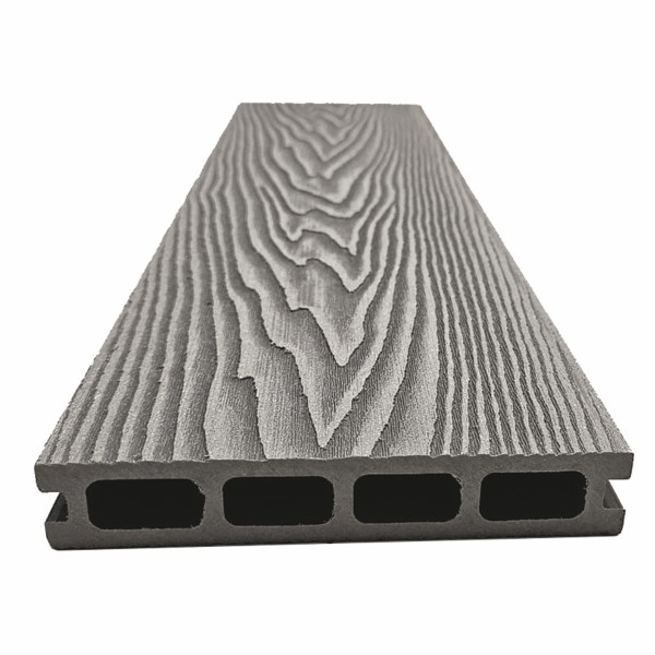 Террасная доская ДПК NanoWood Double 3D Серый купить в Гагарине