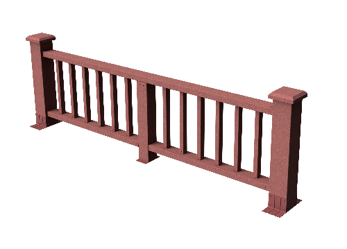 Ограждения декоративное ДПК GRINDERDECO Троя мербау купить в Гагарине