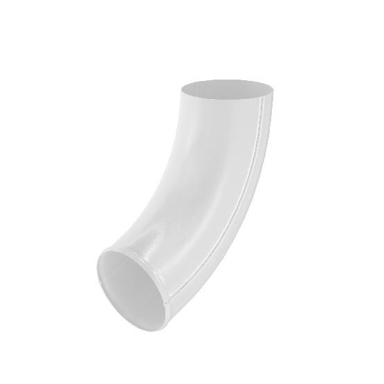 Водосток Aquasistem, система 125x90 - Отвод трубы RR 20 Белый купить в Гагарине