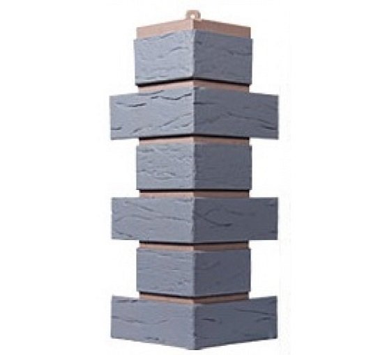 Угол T-Сайдинг-Кирпич Саман Серый купить в Гагарине