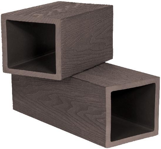 Столб опорный Polivan SINGARAJA 3D фактура дерева, темно-коричневый купить в Гагарине