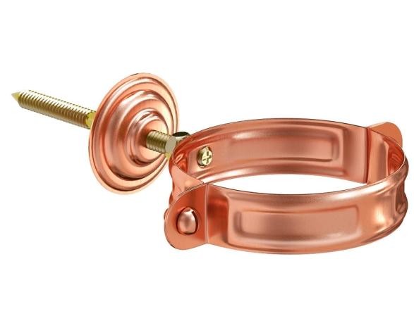 Водосток Aquasistem, система 150/100 - Хомут для крепления трубы медный купить в Гагарине