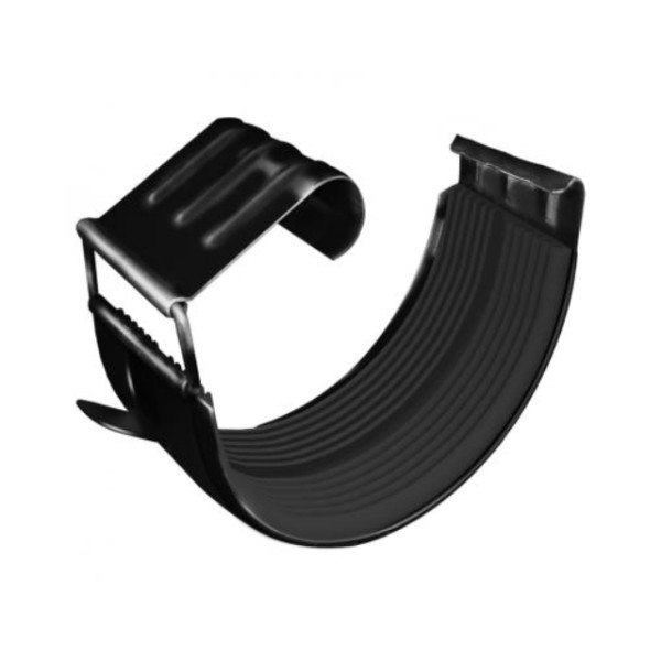 Водосток Grand Line 125x90 – Соединитель желоба RAL 9005 купить в Гагарине