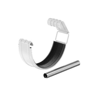 Водосток Aquasistem, система 150/100 - Соединитель желоба с резиновым уплотнителем RAL 9003 Белый