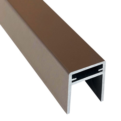 П-профиль Алюминиевый EasyDecking 35x25 Венге купить в Гагарине