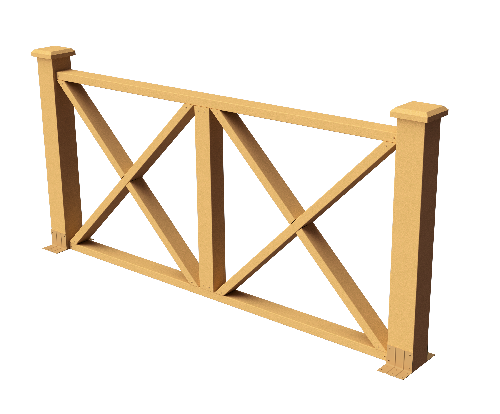 Ограждения декоративное ДПК GRINDERDECO Тауэр песчаник купить в Гагарине