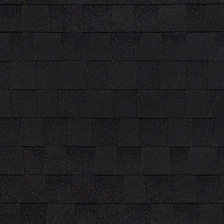 Двухслойная ламинированная черепица Shinglas, серия Фазенда – Чёрный купить в Гагарине