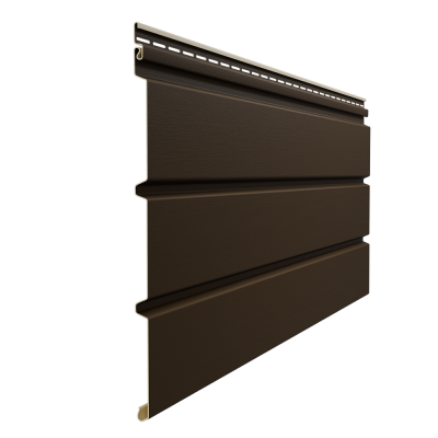 Софит Элит без перфорации Коричневый (темный дуб)