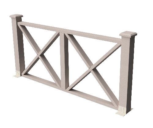 Ограждения декоративное ДПК GRINDERDECO Тауэр выбеленый дуб купить в Гагарине