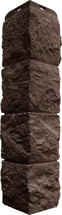 Угол наружный Альта-Профиль Туф ЭКО Коричневый купить в Гагарине