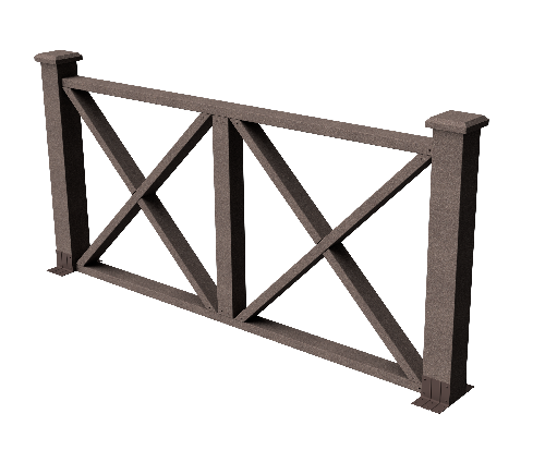 Ограждения декоративное ДПК GRINDERDECO Тауэр венге купить в Гагарине