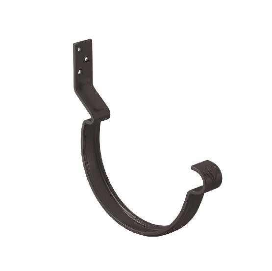 Водосток Aquasistem, система 150/100 - Крюк крепления желоба короткий RR 32 Тёмно Коричневый купить в Гагарине