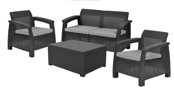 Комплект Corfu box set со столиком-ящиком для подушек (Европа) купить в Гагарине