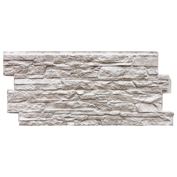 Фасадная панель FineBer, Скала, Мелованный белый купить в Гагарине