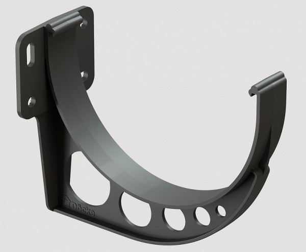 Кронштейн желоба ПВХ Docke STANDART серый купить в Гагарине