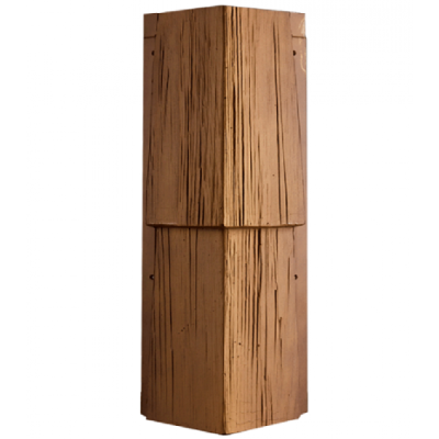 Угол T-Сайдинг-Щепа дуб ЭКО-2 Орех