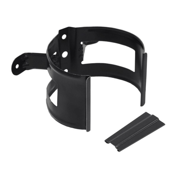 Водосток Grand Line 125x90 – Хомут трубы (на дерево) RAL 9005 купить в Гагарине