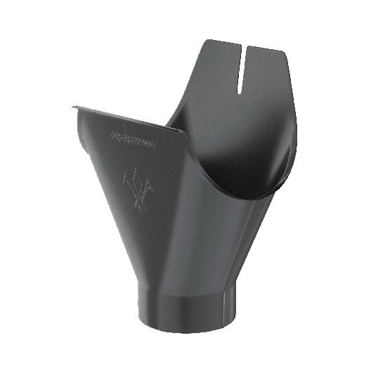 Водосток Aquasistem, система 150/100 - Воронка желоба RAL 7024 Тёмно-серый купить в Гагарине