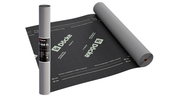 Супердиффузионная мембрана Docke, АT 150 EL трёхслойная, (универсальная с клеевой полосой) купить в Гагарине