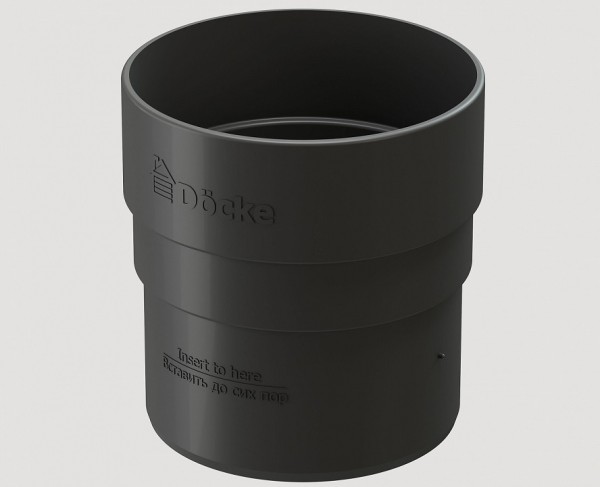 Муфта соединительная ПВХ Docke STANDART серый купить в Гагарине