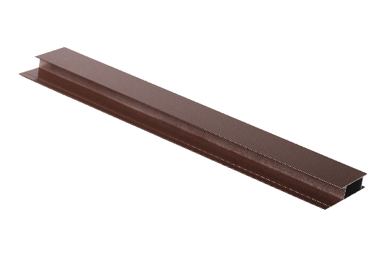 Профиль стыковочный, алюминиевый, бурый купить в Гагарине