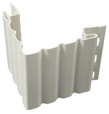 Наружный угол Рельефный широкий для сайдинга Mitten купить в Гагарине