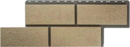 Фасадная панель Альта-Профиль Неаполитанский камень - Слоновая Кость купить в Гагарине