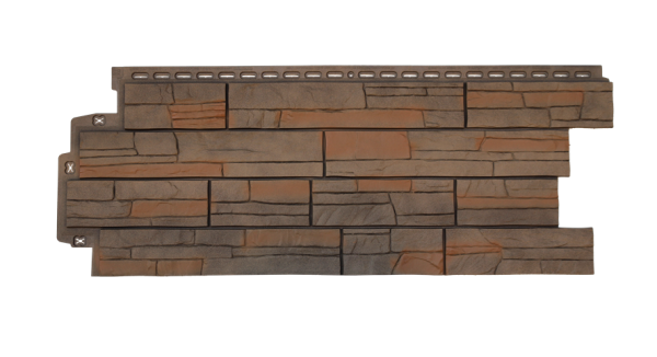 Фасадная панель Grand Line Сланец Элит Сандал купить в Гагарине