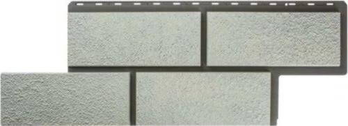 Фасадная панель Альта-Профиль Неаполитанский камень - Белый купить в Гагарине