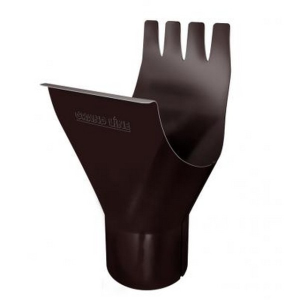 Водосток Grand Line 125x90 – Воронка желоба RAL 8017 купить в Гагарине