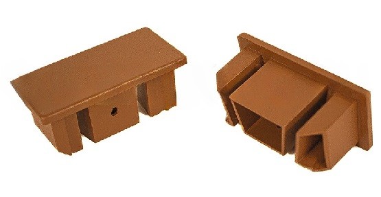 Заглушка для перил торцевая из алюминия GardenParkett Орех купить в Гагарине