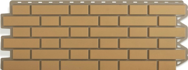 Фасадная панель Альта-Профиль, Кирпич Клинкерный, Бежевый купить в Гагарине