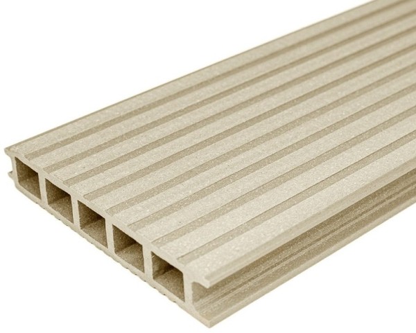 Террасная доска из ДПК бесшовная holzhof, Слоновая кость купить в Гагарине