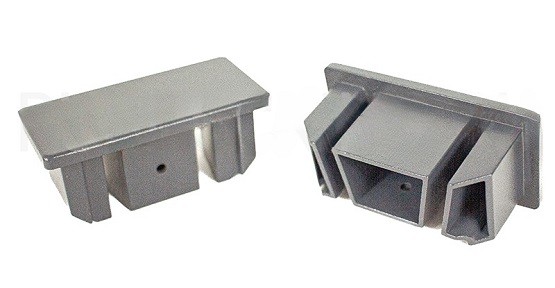 Заглушка для перил торцевая из алюминия GardenParkett Серый купить в Гагарине