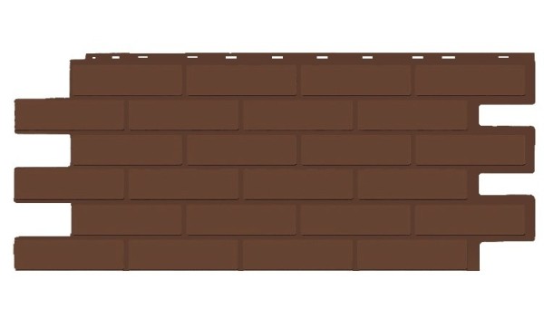 Фасадная панель T-Siding Кирпич Модерн Эко Браун купить в Гагарине