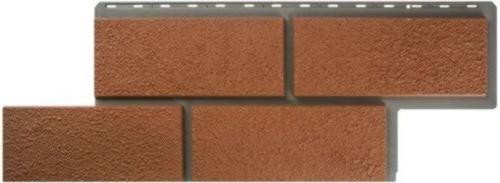 Фасадная панель Альта-Профиль Неаполитанский камень - Терракотовый купить в Гагарине