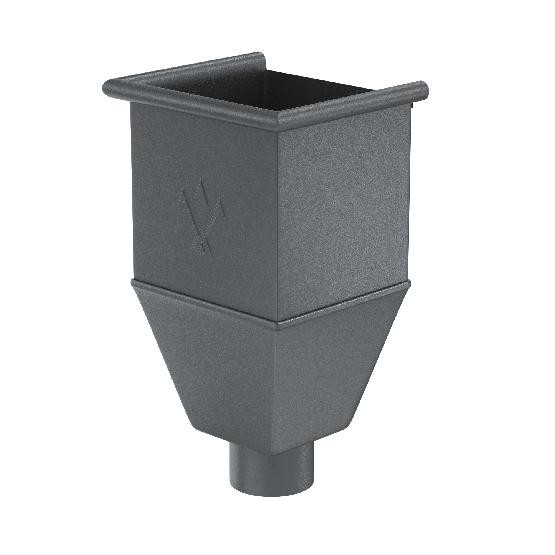 Водосток Aquasistem, Система 150/100 - Воронка_водосборная удлиненая RR 23 Маренго matt купить в Гагарине