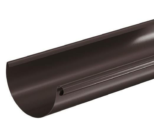 Водосток Aquasistem, система 125x90 - Водосточный желоб 3.00м RR 32 Тёмно Коричневый купить в Гагарине