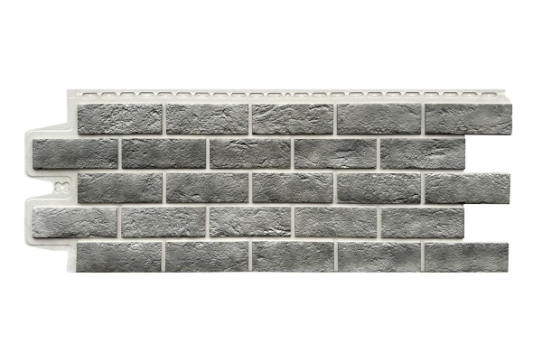 Фасадная панель Grand Line Состаренный кирпич Элит гранит, ШОВ белый купить в Гагарине