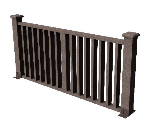 Ограждения декоративное ДПК GRINDERDECO Риальто венге купить в Гагарине