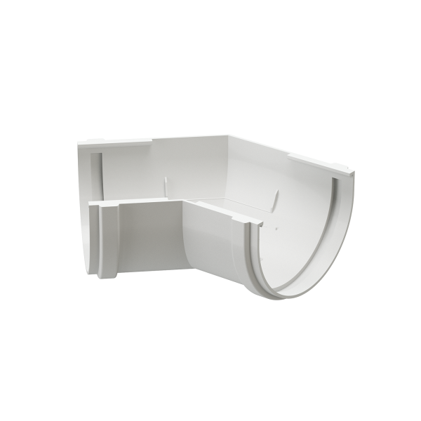 Угол желоба универсал 135˚ Docke Premium ПВХ - Пломбир купить в Гагарине