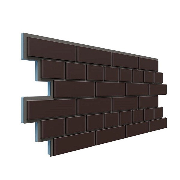 Фасадная термопанель Доломит кирпич 20мм Коричневый купить в Гагарине