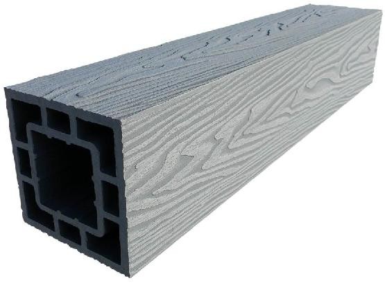 Столб опорный ДПК 3D GardenParkett фактура дерева Серый купить в Гагарине