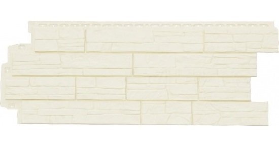 Фасадная панель Grand Line Сланец молочный купить в Гагарине