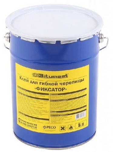Клей для гибкой черепицы BITUMAST 5 л купить в Гагарине
