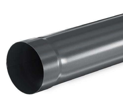 Водосток Aquasistem, система 150/100 - Труба водосточная 1.00м RAL 7024 Тёмно-серый купить в Гагарине