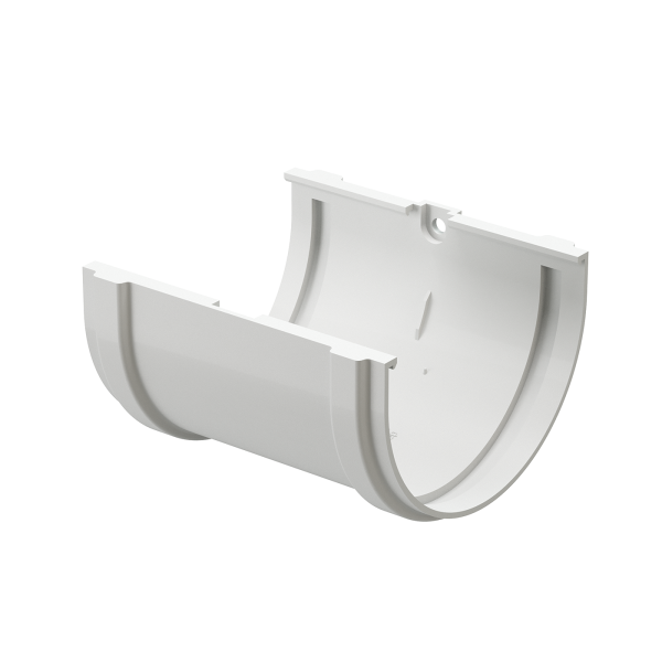 Соединитель желоба Docke Premium ПВХ - Пломбир купить в Гагарине